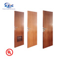 Puertas de fuego de madera interiores puertas de madera sólida puertas especiales compuestas de madera moderna seta completa ul hardware ul estándar 1.5h